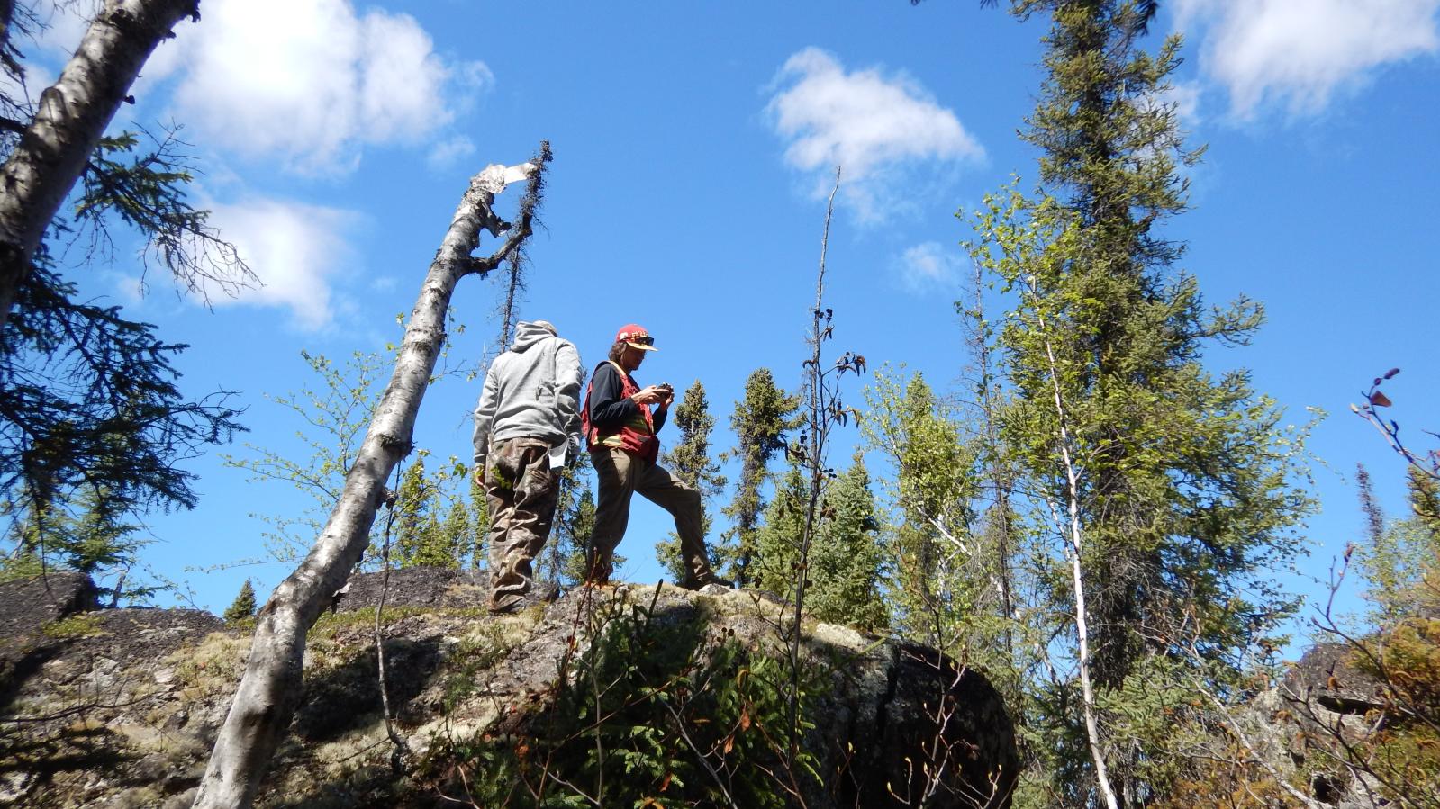 Prospecting Crew Pine Channel Saskatchewan