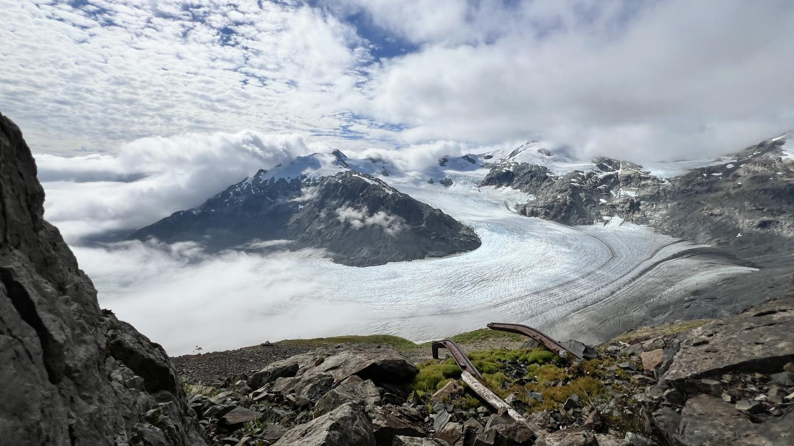 Bulldog project - glacier view from existing adit