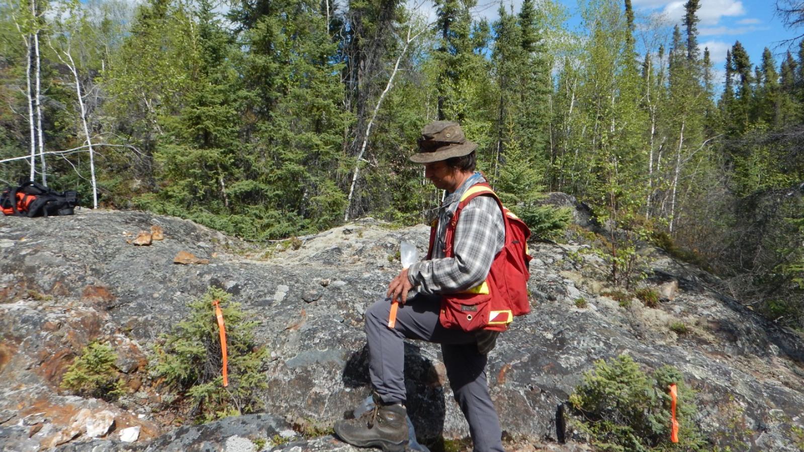 Prospecting at Pine Channel northern Saskatchewan Prospecting at Pine Channel northern Saskatchewan