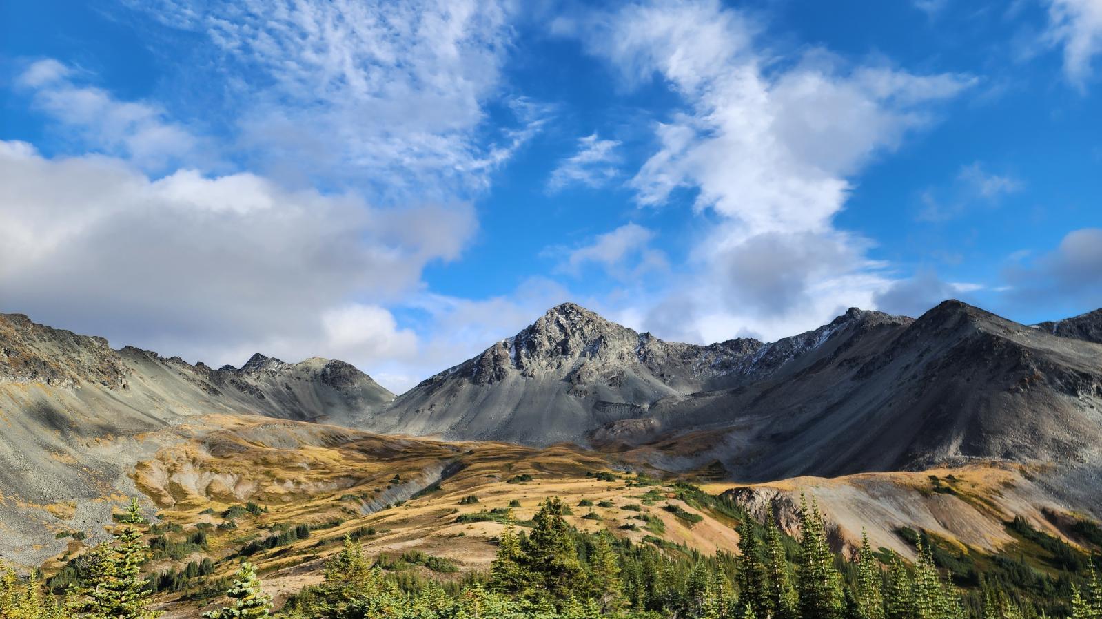 Mountain View along a Prospecting Traverse in Northwestern British Columbia Mountain View along a Prospecting Traverse in Northwestern British Columbia