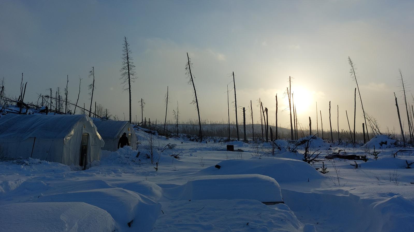 Olson Gold Project Winter Drill Camp in 2022 - Northern Saskatchewan Olson Gold Project Winter Drill Camp in 2022 - Northern Saskatchewan