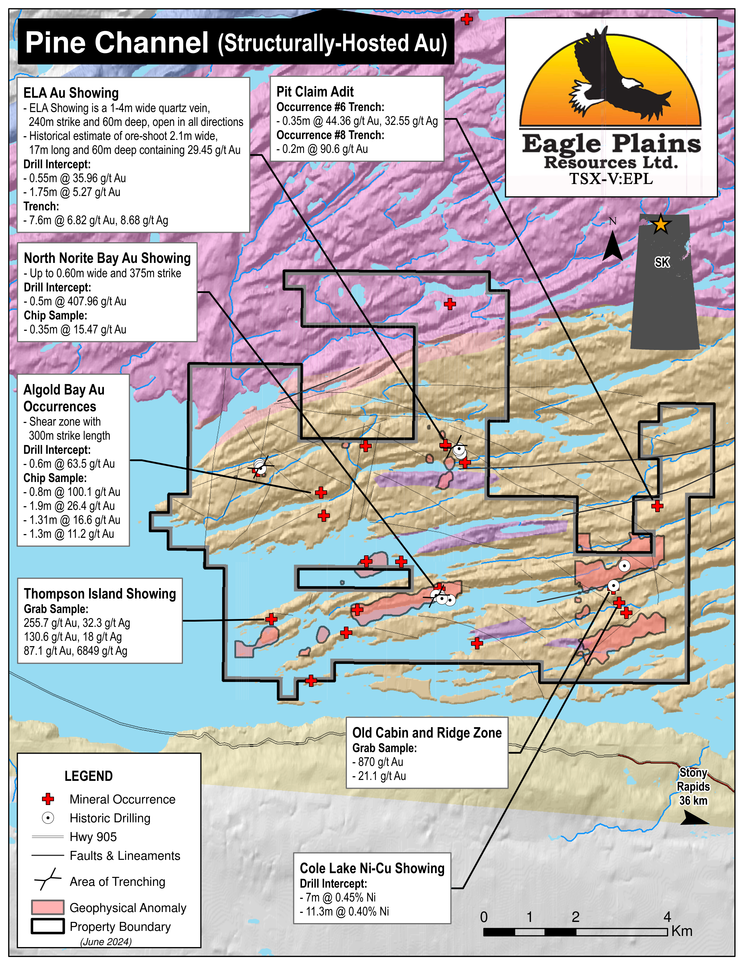 Pine Channel Project Map -June 2024