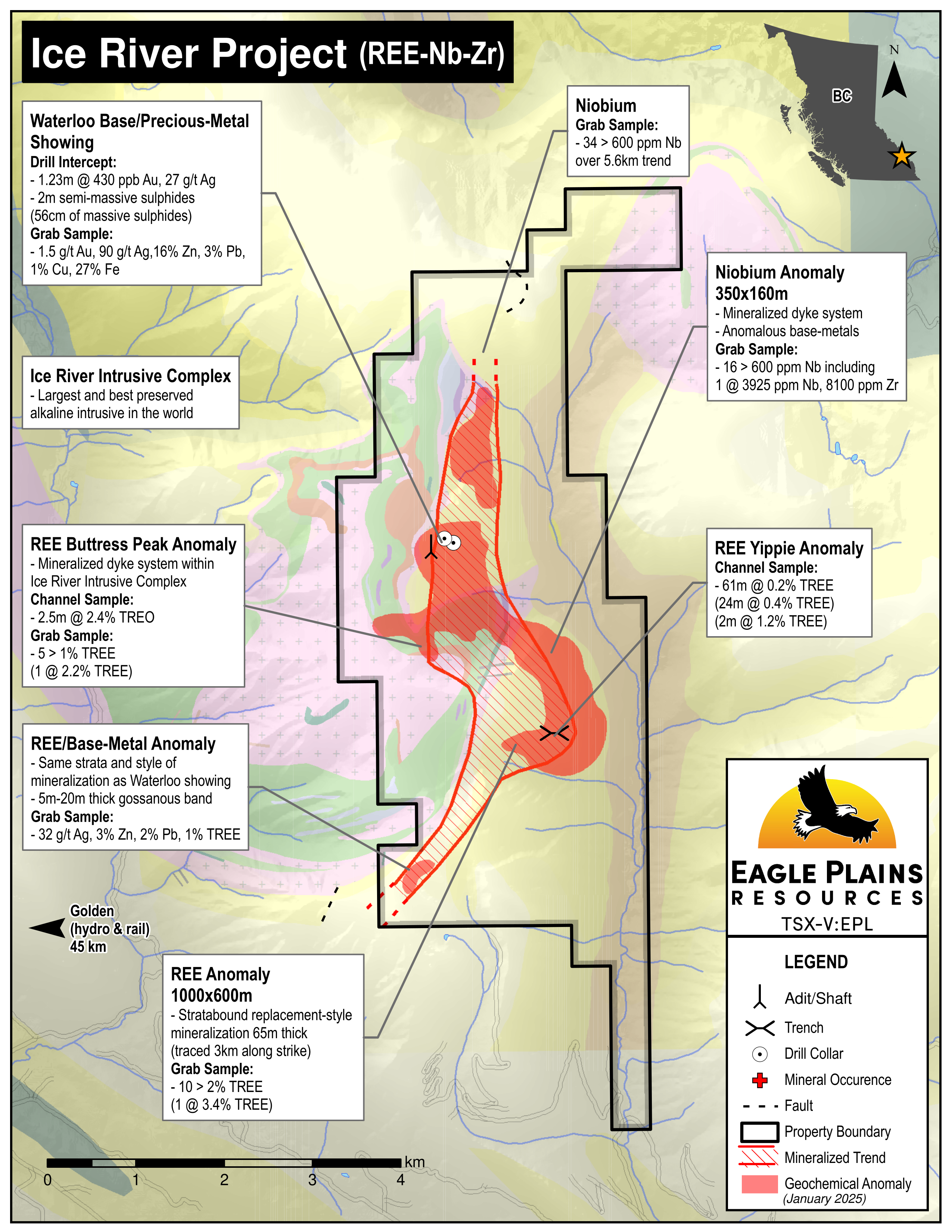Ice River Project Map