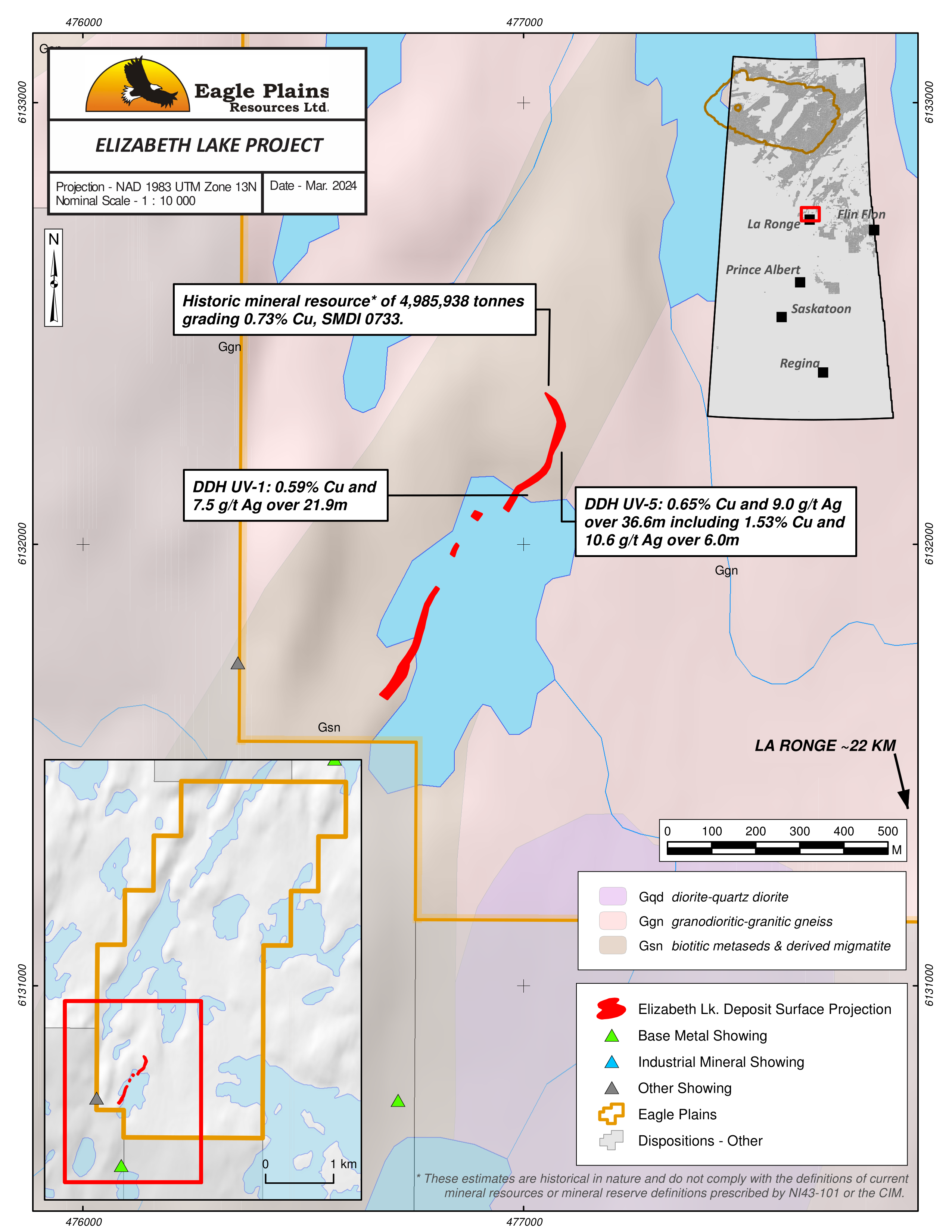 Elizabeth Lake Project Map