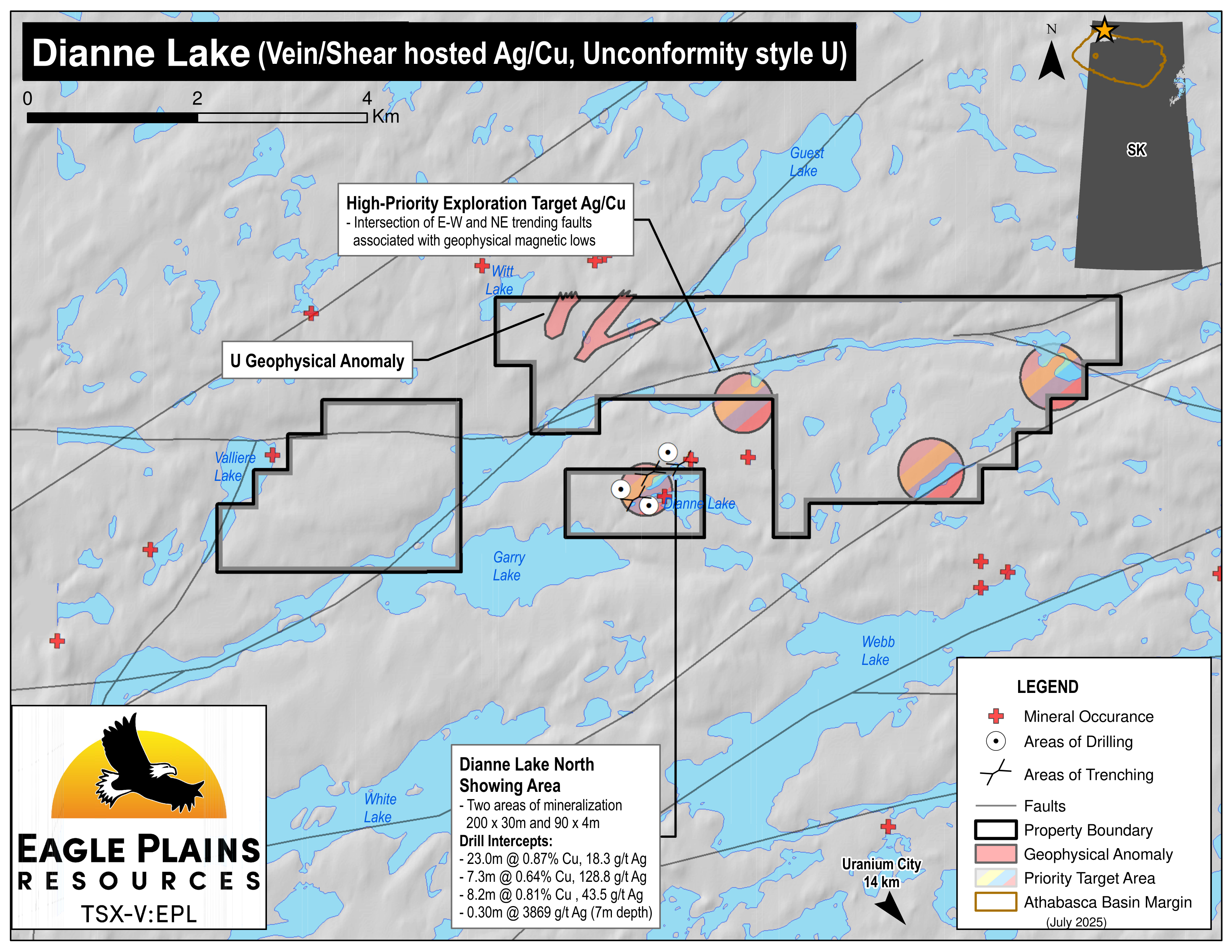 Dianne Lake Project Map
