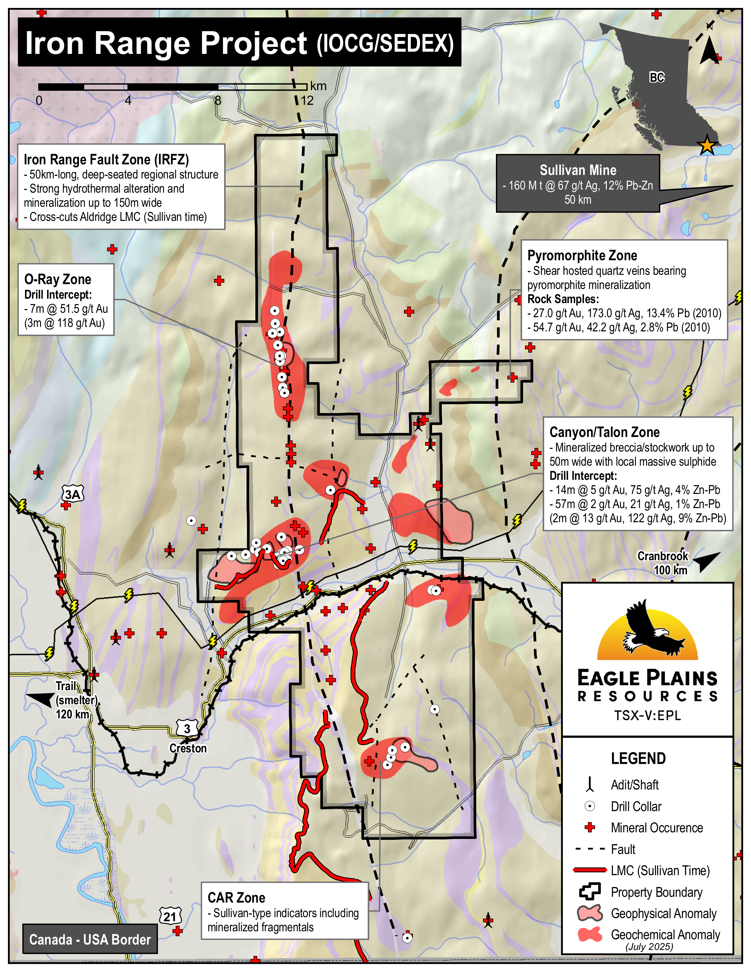 Iron Range Project Map