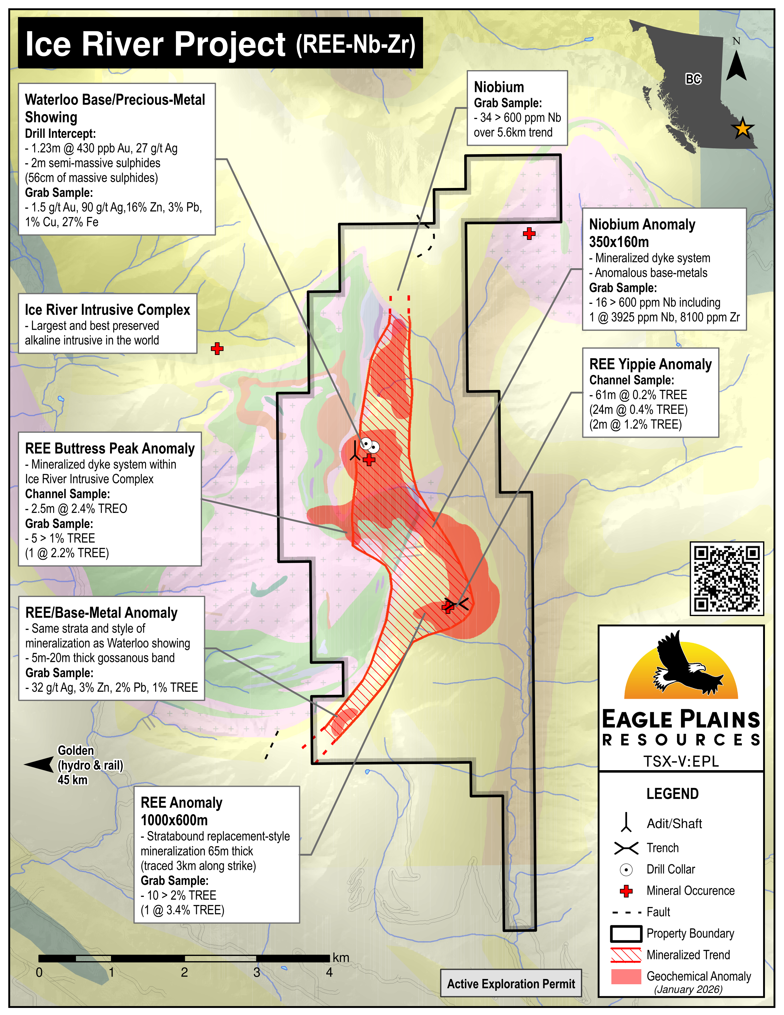 Ice River Project Map