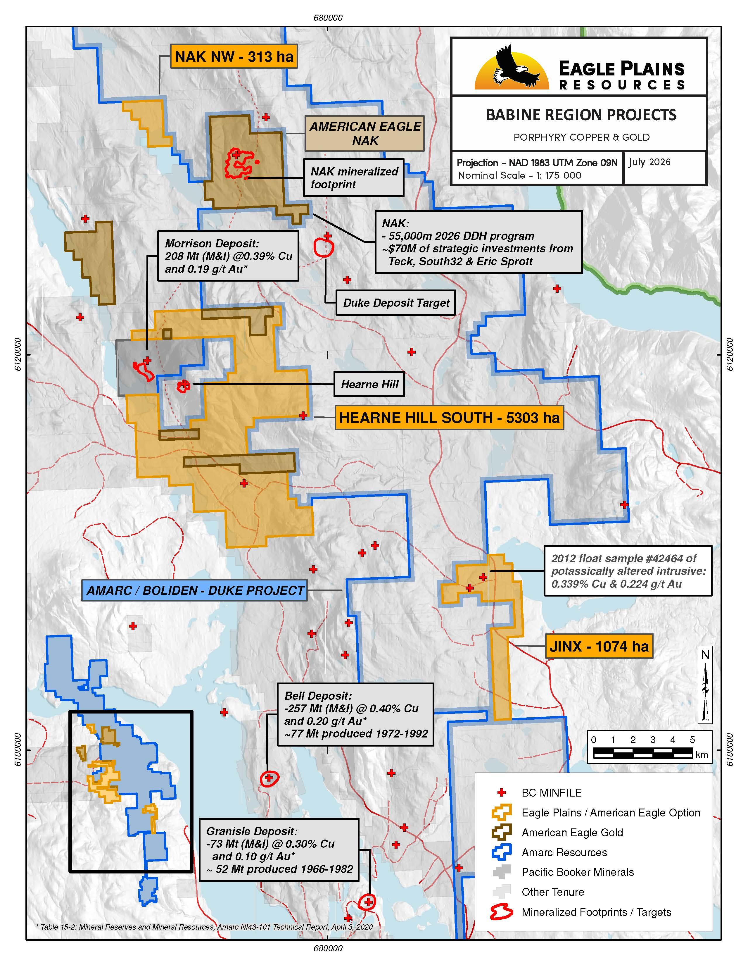 Babine Projects Location Map 2026.07.24