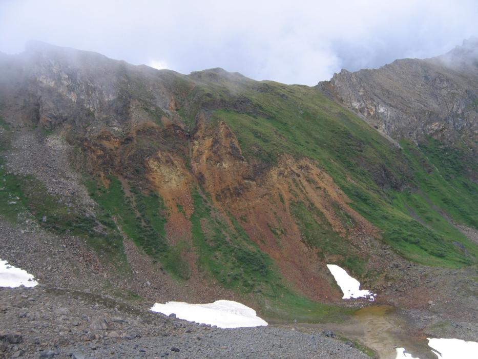 Gossaneouss Volcanics at the Fire Claims