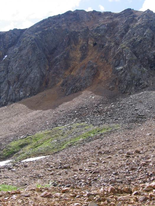 Gossaneouss Volcanics at the Fire Claims of the Pelly Mountain Critical Minerals Exploration Project