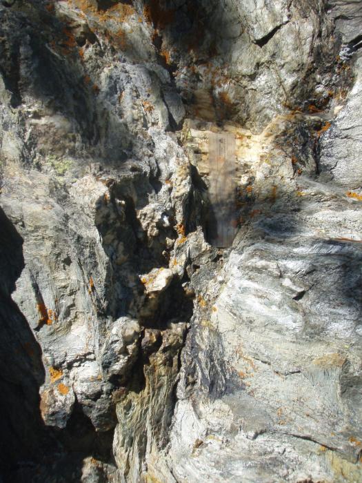 K9 2013 -  Sheared Mineralized Quartz Vein in the K9 Shear Zone