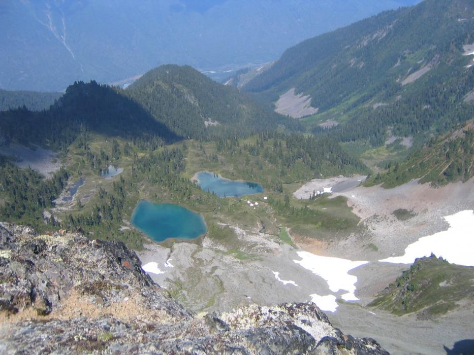 Exploration Hat Camp from Above at the Kalum Project in Northwestern British Columbia
