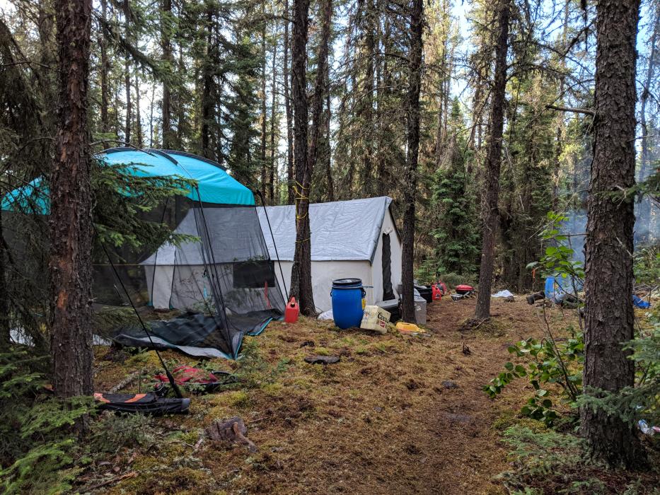 Brownell Project Exploration Camp 2018 Kitchen and Office Tents - Northern Saskatchewan Brownell Project Exploration Camp 2018 Kitchen and Office Tents - Northern Saskatchewan