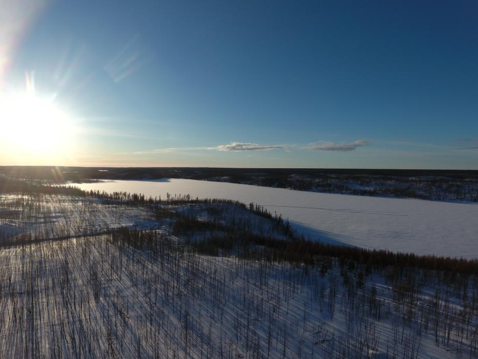 Drone Flight Over George Lake