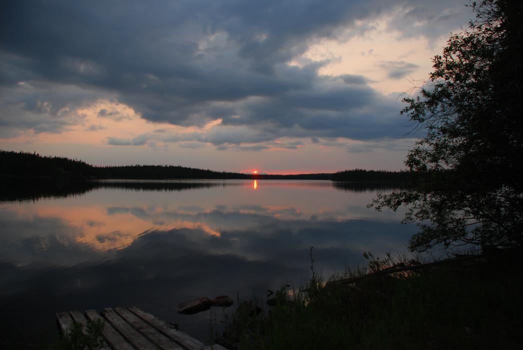 Sunset Northern Saskatchewan