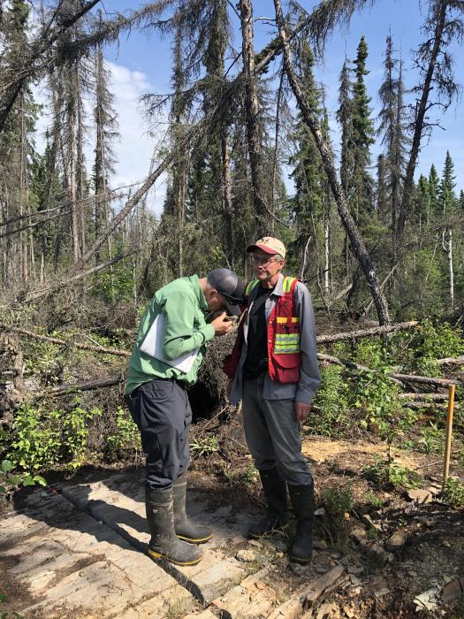 Exploring Outcrop at the Olson Gold Project in Northern Saskatchewan