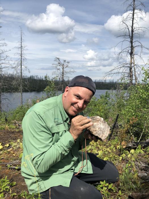 Exploring Outcrop at the Olson Gold Project in Northern Saskatchewan