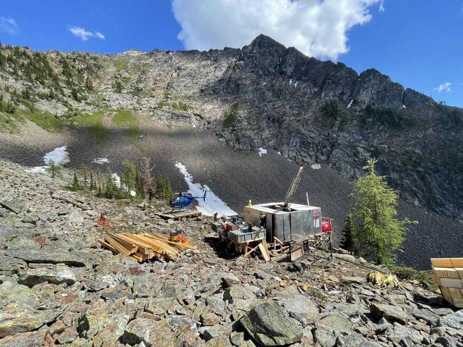 Diamond drilling for SEDEX mineralization at Vulcan in 2023