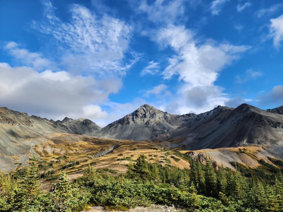 Mountain View along a Prospecting Traverse in Northwestern British Columbia Mountain View along a Prospecting Traverse in Northwestern British Columbia
