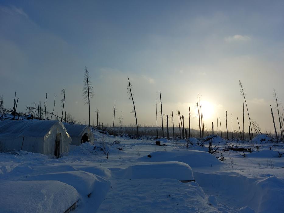 Olson Gold Project Winter Drill Camp in 2022 - Northern Saskatchewan Olson Gold Project Winter Drill Camp in 2022 - Northern Saskatchewan